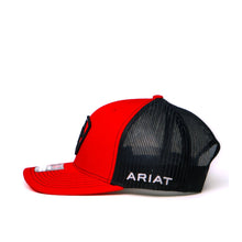 Cargar imagen en el visor de la galería, Gorra Ariat Roja Tricolor
